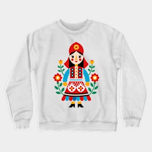 Romanian Folk Art Crewneck Sweatshirt